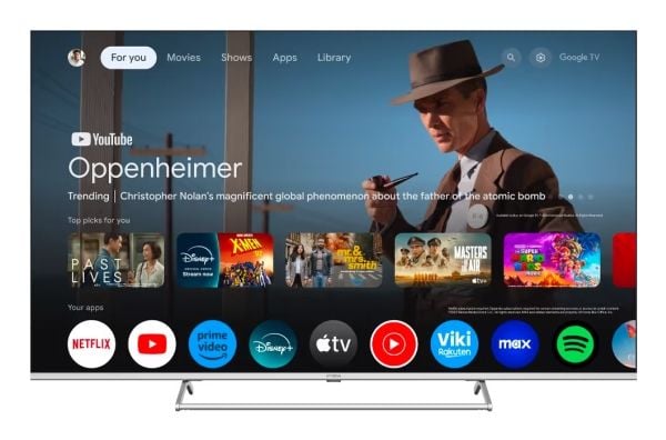 Strong SRT65UG8773C, 165,1 cm (65"), 3840 x 2160 pikseliä, QLED, Älytelevisio, Wi-Fi, Metallinen, Hopea