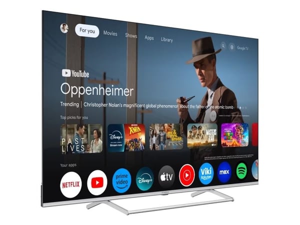 Sterk 164 cm LED-TV, 65 tommer, oppløsning: 3840 x 2160 piksler, 4K Ultra HD, H.265 HEVC, QLED [energiklasse E] (SRT65UG8773C)
