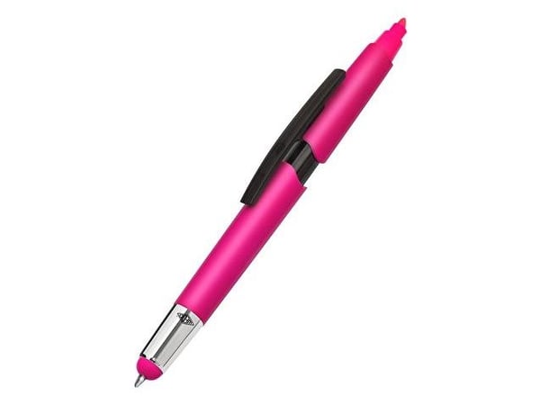 WEDO stylus penn 3-i-1 NEON, 24 skjermer berøringspenn, kulepenn og highlighter i ett, sortert i - 24 deler (261 61099)