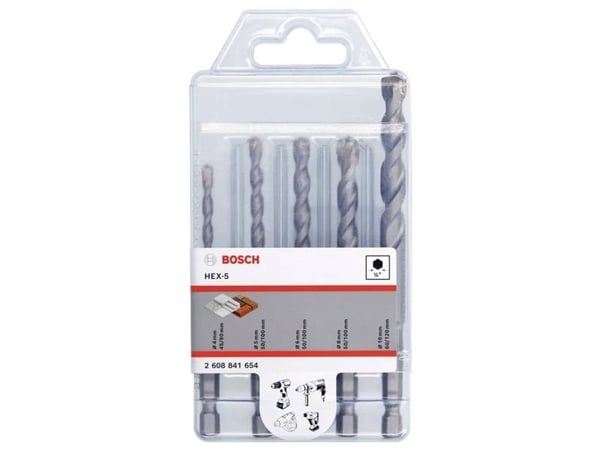 Bosch BETONIHARJASARJA HEX5 4-10MM 5 PAKETTIA