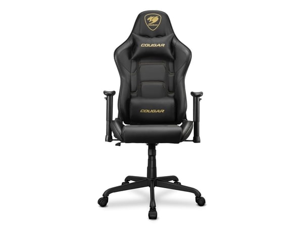 COUGAR CGR-ELI-GLB, PC-gamingstol, 120 kg, Polstret Sete, Polstret Rygg, Svart, Stål