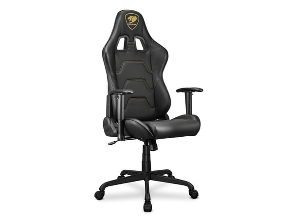 COUGAR CGR-ELI-GLB, PC-gamingstol, 120 kg, Polstret Sete, Polstret Rygg, Svart, Stål