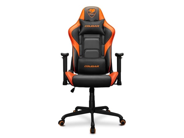 Cougar Silla Armor Elite, PC-pelituoli, 120 kg, Pehmustettu istuintoppaus, Pehmustettu selkänoja, Musta, Terästä