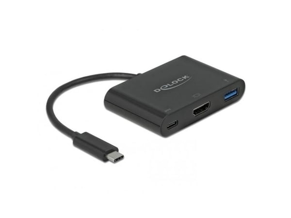 Delock - Dockningsstation - USB-C / Thunderbolt 3 - HDMI