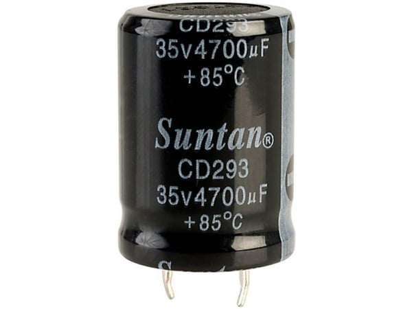 Suntan TS13DP1V472MSB0D0R elektrolytkondensator 10 mm 4700 µF 35 V 20 % (Ø x H) 22 mm x 30 mm 1 st
