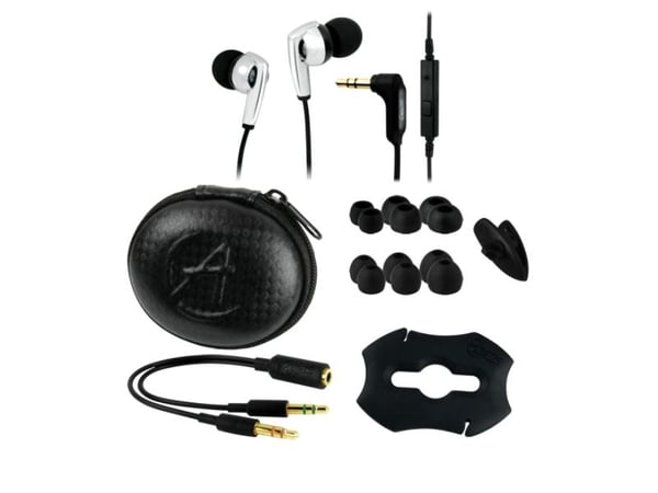 ARCTIC E461-BM, Koblet med ledninger (ikke trådløs), 17 - 26000 Hz, Samtaler/musikk, 14 g, Hodesett, Sort, Sølv