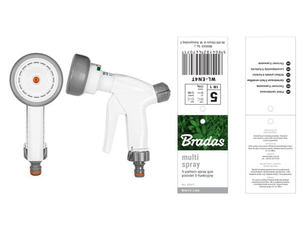 Bradas WL-EN4T, Spray dyse, Dryppvanningssystem, Polen, 1 stykker