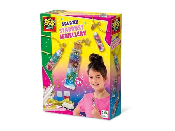 SES Creative 14772, Smykkesett til å lage smykker for barn, 10 år, Flerfarget