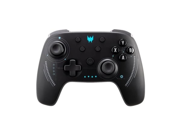 Acer Predator PGR300 - Retail Pack - håndkonsoll - 16 knapper - trådløs - 2.4 GHz/Bluetooth - svart - for Android, PC, Nintendo Switch, iOS