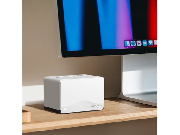 Mercusys HALO H27BE, Hvit, Innvendig lys, Mesh system, 30 dBmW, Dobbelbånd (2.4 GHz / 5 GHz), Wi-Fi 6 (802.11ax)