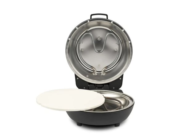 G3 Ferrari Pummarola, 1 pizza(er), Sort, Sølv, 28 cm, 420 °C, Stein, 1200 W