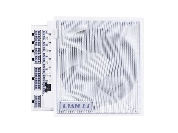 Lian Li EDGE GOLD 850 80 PLUS Gold strømforsyning, PCIe 5.1, ATX 3.1 - 850 Watt, hvit (EDGE GOLD 850W WHITE)