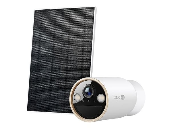 TP-LINK Tapo C460 KIT V1 - Aurinkoenergialla toimiva valvontakamerapaketti - Verkkoturvakamera - Ulkona - Säänkestävä - Väri (päivä ja yö) (Tapo C4...