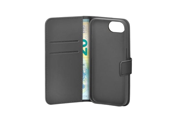 PURO Wallet Stand, Lommebok-etui, Apple, iPhone 16e, 15,5 cm (6.1"), Svart