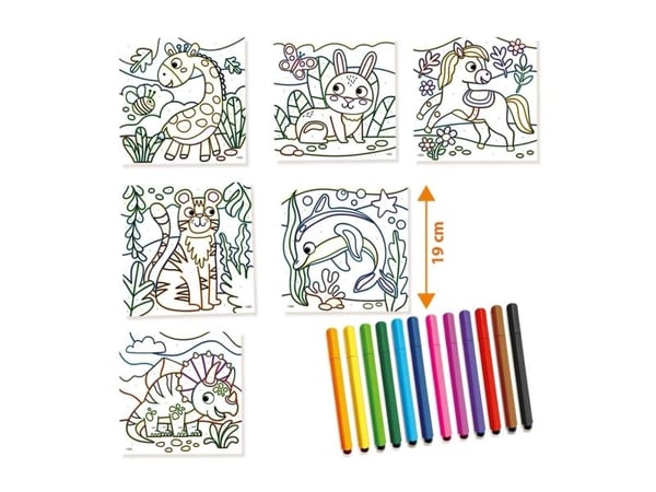 SES Creative 14690, Fargesett for barn, 3 år, Flerfarget