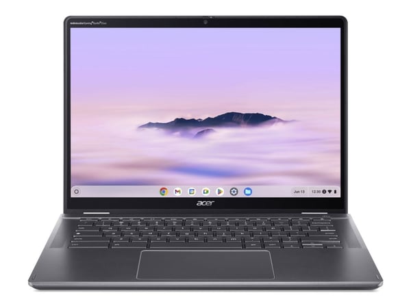 Acer Chromebook Plus Spin 514 CPE594-1N-TCO - Flippdesign - Intel Core i3 - i3-1315U / inntil 4.5 GHz - Chrome OS - UHD Graphics - 8 GB RAM - 128 G...