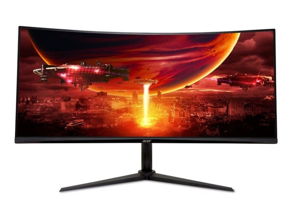 Acer Nitro ED340CU J0bmiipx - ED0 Series - LED-skjerm - gaming - kurvet - 34" - 3440 x 1440 UWQHD - 250 cd/m² - HDR10 - 1 ms - 2xHDMI, DisplayPort ...