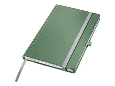 Leitz Style - Notisbok - eskebundet - A5 (145 x 210 mm) - 80 ark / 160 sider - elfenbenspapir - lined - olive green cover