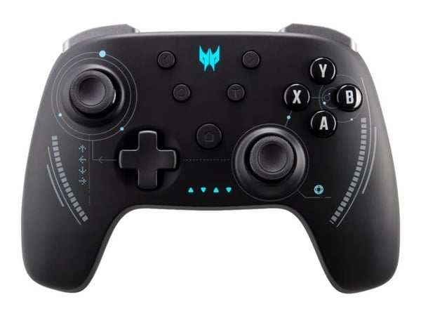 Acer Predator Wireless Gaming Controller PGR300, Pad-ohjain, Android, PC, iOS, Ohjauspainikkeet, Käyttötilapainike, Asetukset-painike, Valintapaini...