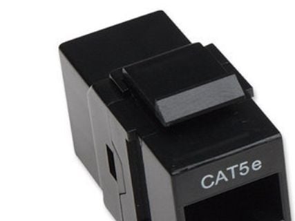 Intellinet Inline Coupler, Cat5e, UTP, Keystone Type, 8P8C Female to 8P8C Female, Black - Keystone-liitin - RJ-45 (hun) til RJ-45 (hun) - CAT 5e - ...