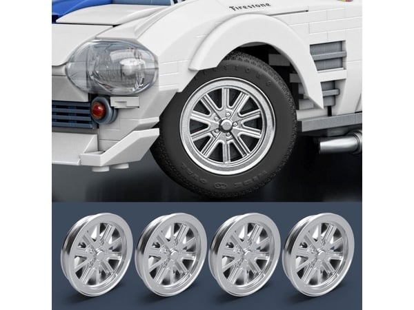 Hot Wheels Brick Shop Corvette Grand Sport -rakennussarja 918 osaa JGR31