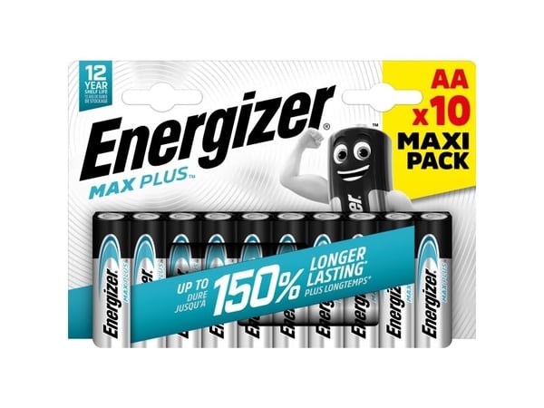 Energizer MAXPLUS AA-batterier 10 st