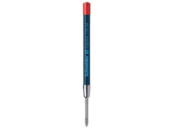 Schneider Kulepenn Refill Express Refill Rød 735 M Pakke med 10 stk 0,5 mm M (Middels) Rød