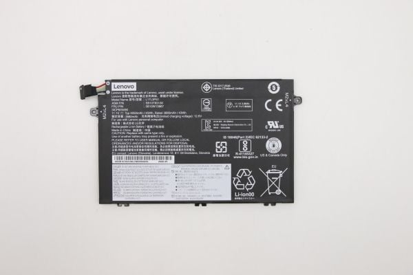 LG Chem L17L3P51 - Batteri til bærbar PC - litiumion - 3-cellers - 4050 mAh - 45 Wh - FRU - for E41-55; ThinkPad E14; E15; E480; E490; E495; E590; ...