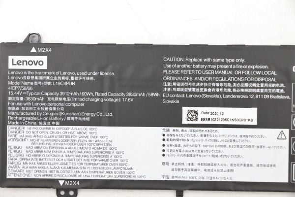 FRU TP1415 CP/A L19C4PDB 15.44V60Wh4cell bty 15.44V60Wh4cell bty