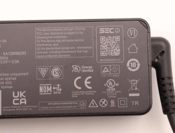 Lenovo 5A10W86293, Bærbar PC, Innendørs, 100 - 240 V, 50/60 Hz, 45 W, 5 - 20 V