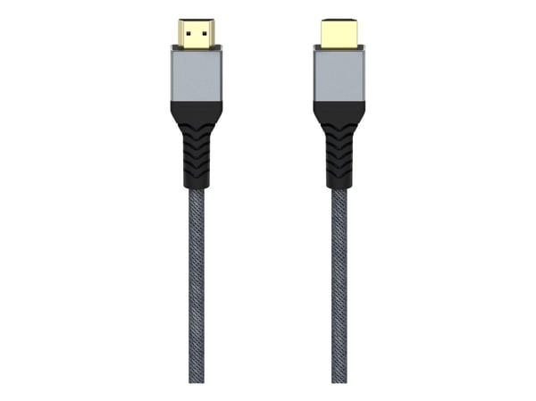 Hama 00305150, 2 m, HDMI Type A (Standard), HDMI Type A (Standard), 3D, 48 Gbit/s, Sort, Grå