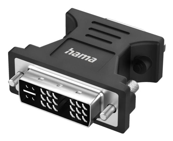 Hama 00300090, DVI-I, VGA (D-Sub), hannkontakt, hunnkontakt, rett, rett