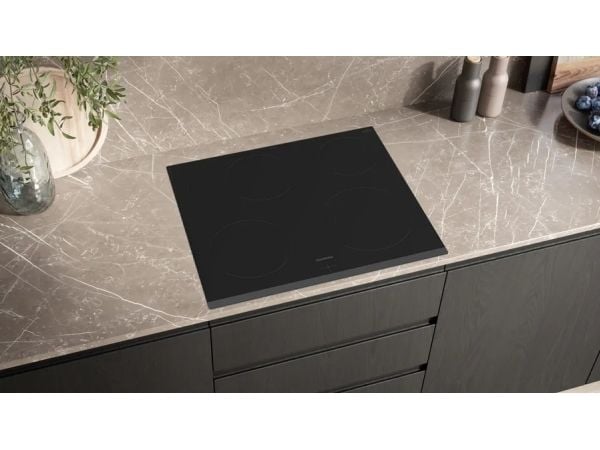 Siemens EA631GNA1E, Sort, Innebygget, 60 cm, Keramisk, Glass-keramikk, 4 zone(s)