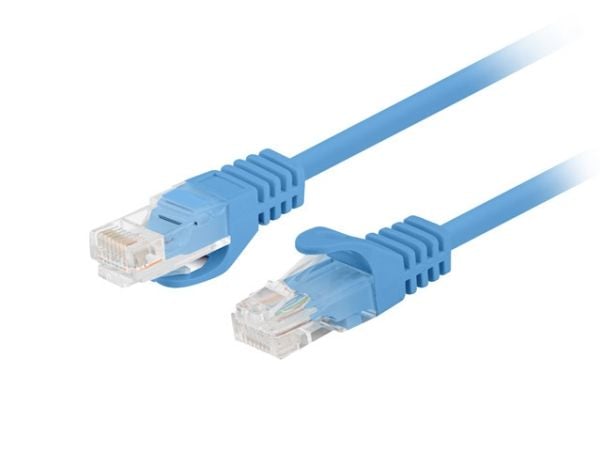PATCHCORD CAT.6 UTP 0.5M SININEN FLUKE LÄPÄISSYT LANBERG 10-PACK 10-PACK