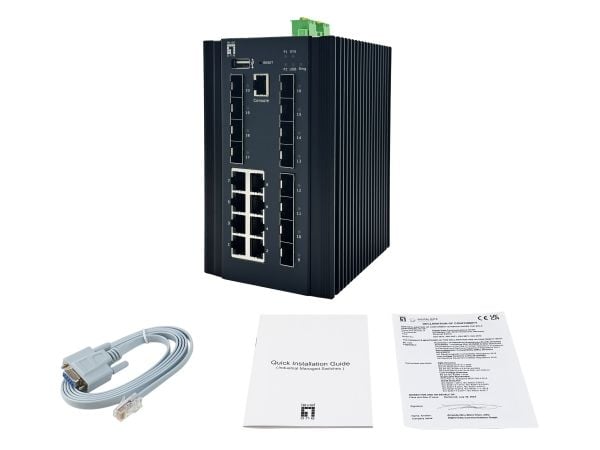 LevelOne IGX-2072, Håndtert, L2+, Gigabit Ethernet (10/100/1000)