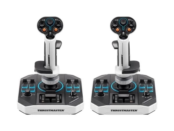 Thrustmaster Sol-R 2 HOSAS Space Sim Duo, Lentosauva, PC, Analoginen/Digitaalinen, Langallinen, USB, USB Type-C