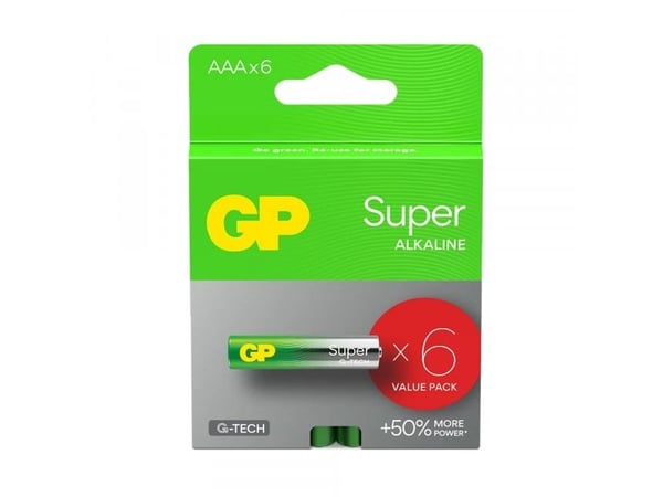 Blow grenuttag 8724# alkaliskt batteri aaa 1,5 lr3 gp super