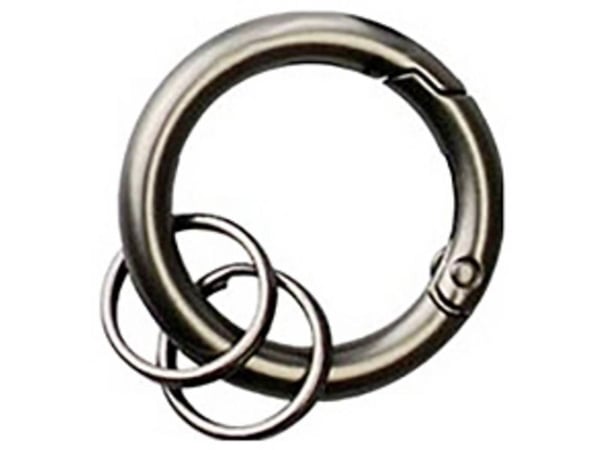 Basi Avaimenperä 0006-0156 4026434178845 Harmaa (matta), Musta 10 kpl 10 kpl 10 kpl