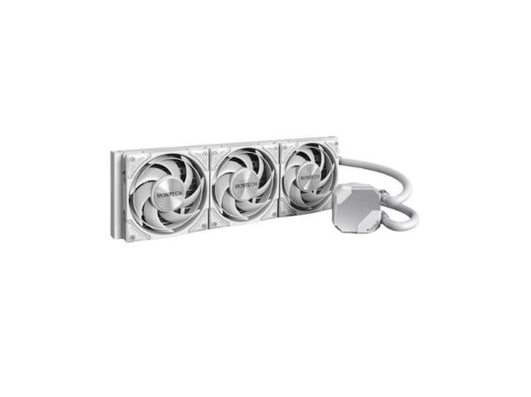 Montech HyperFlow Silent AiO vattenkylning 360 mm, vit