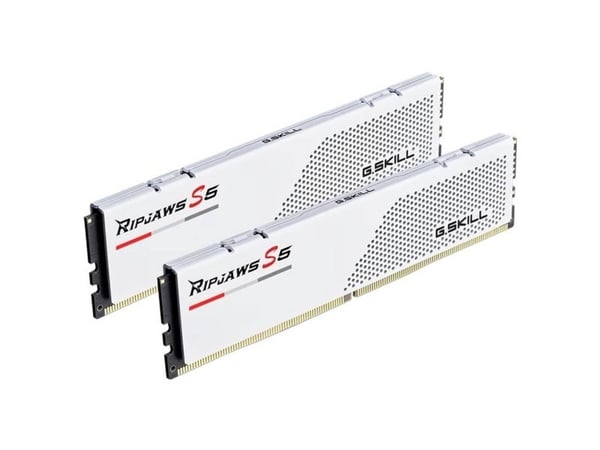 G.Skill Ripjaws S5 F5-6000J2836G16GX2-RS5W, 32 GB, 2 x 16 GB, DDR5, 288-pin DIMM