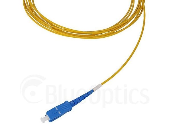 BlueOptics© Simplex fiberoptisk patchkabel, SC-UPC/SC-UPC blå, 2 meter, singlemode E9/125µm, G.657.A1, OS2, inngangsdemping: mindre enn 0,2dB, merk...