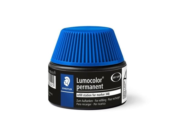 Staedtler Lumocolor 488 48-3, Sininen, moniosainen, 30 ml, 1 kpl, Saksa