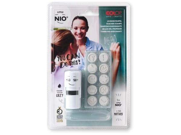 Colop Little NIO Lehrer, Cylinder, Hvit, Papir, Barn og voksne