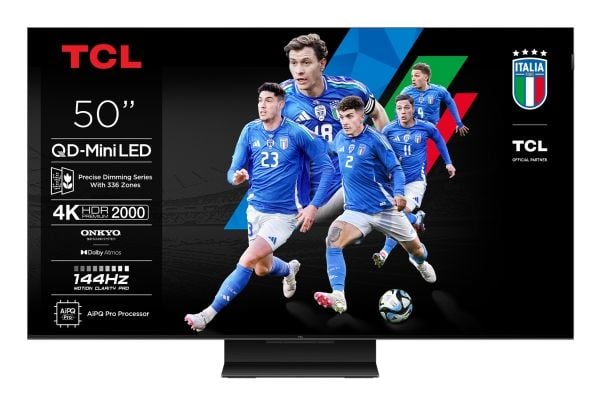TCL 50C7K - 50" Diagonalklasse (49.5" synlig) - C7K Series LED-bakgrunnsbelyst LCD TV - QLED - Smart TV - Google TV - 4K UHD (2160p) 3840 x 2160 - ...