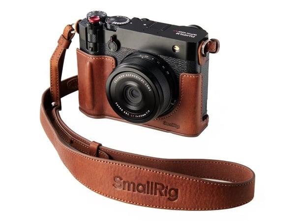 SmallRig 5268, Kabinettaske, Fujifilm, GFX100RF, Skulderrem, Brun