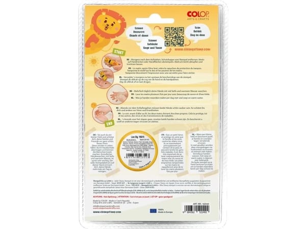 Colop 156693, Pyöreä, Monivärinen, Lapset