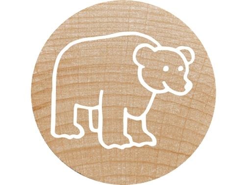 Colop 165224, Rund, Gummi, Tre, Tre, 3 cm