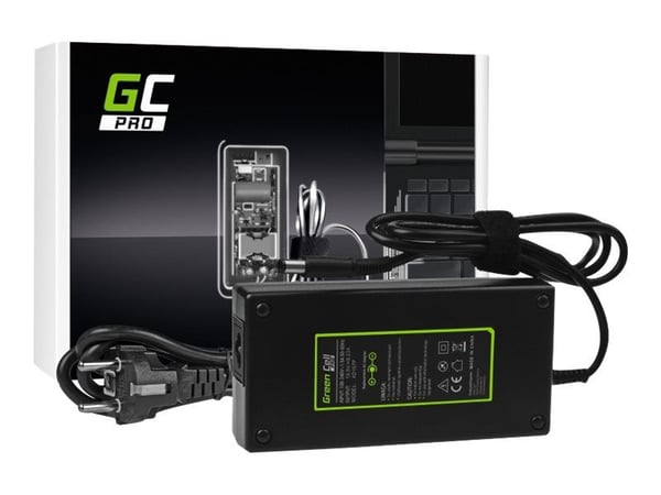 Green Cell PRO - Strømadapter - AC - 180 watt - svart - for Alienware 13, 14, 15, M14x, M15x; Dell Latitude E5510, E7240, E7440