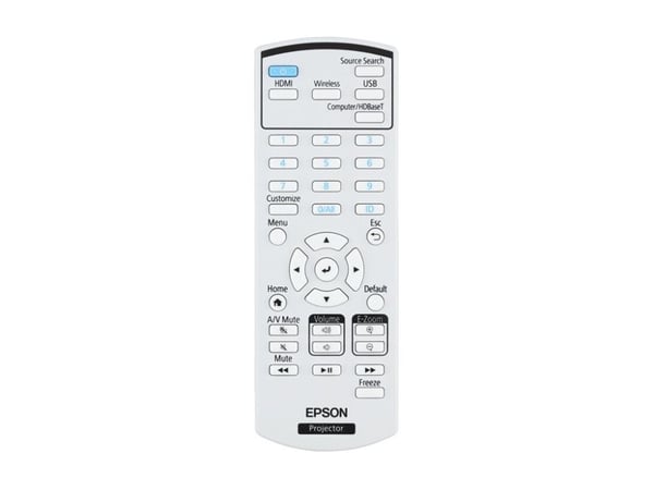 Epson EB-W53 - 3 LCD-projektor - portabel - 4000 lumen (hvit) - 4000 lumen (farge) - WXGA (1280 x 800) - 16:10 - hvit