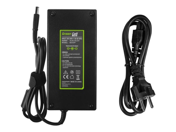 Green Cell PRO - Strømadapter - AC - 180 watt - svart - for Alienware 13, 14, 15, M14x, M15x; Dell Latitude E5510, E7240, E7440